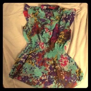 Colorful spring blouse